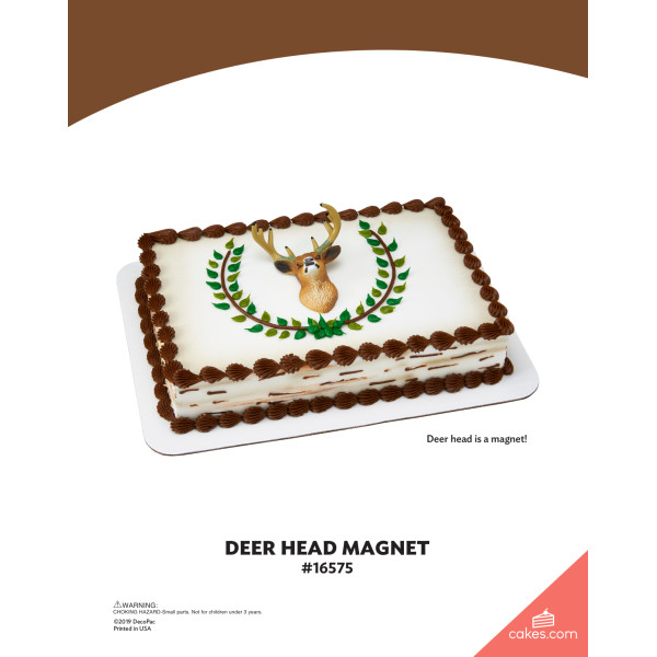 Deer Head Magnet The Magic of Cakes® Icing Only Page