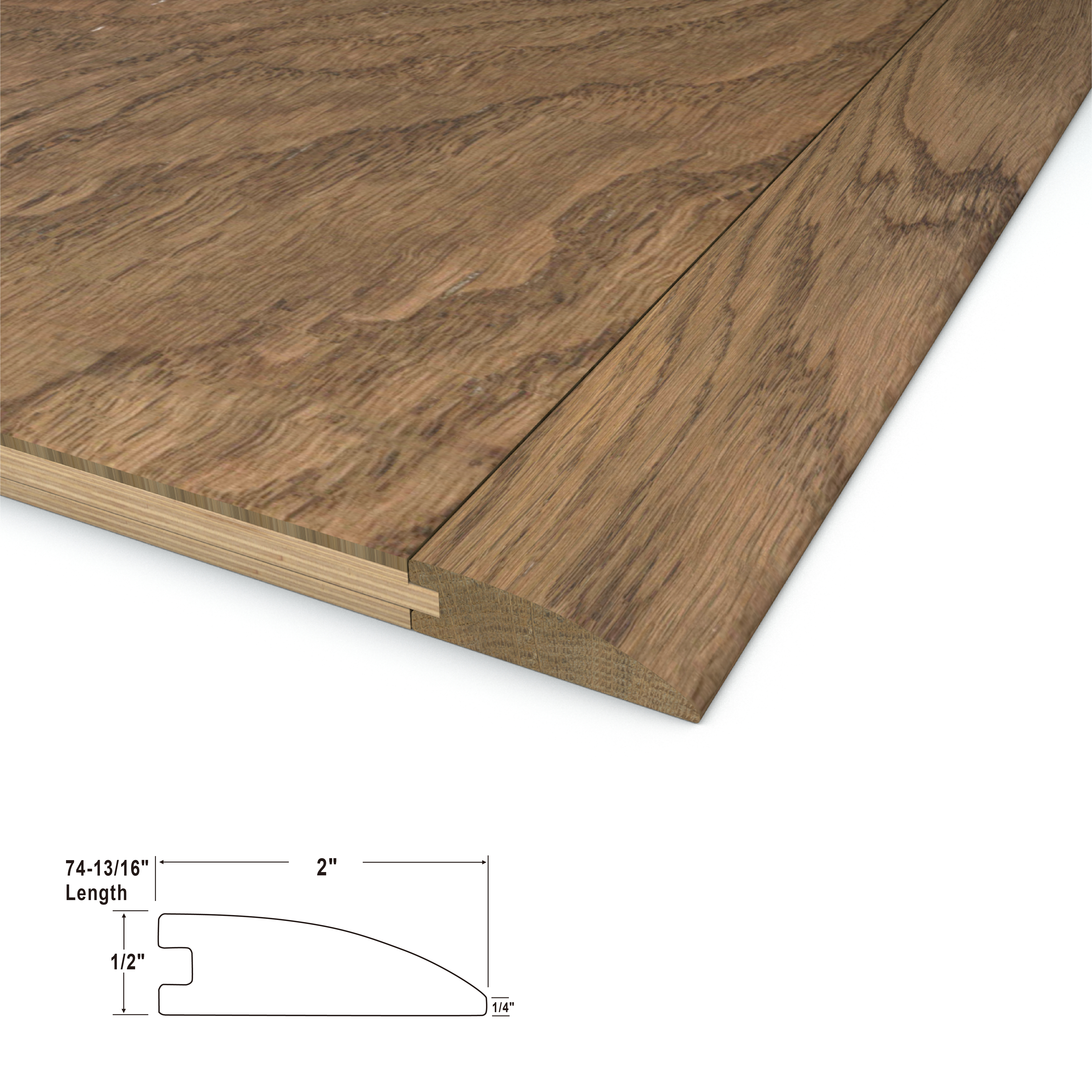 Cava Cove Cali Hardwoods Reducer Flush view 3