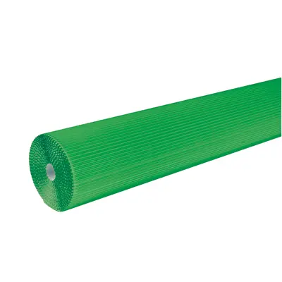 Corobuff Corrugated Paper, Apple Green, 48" x 25', 1 Roll example 2