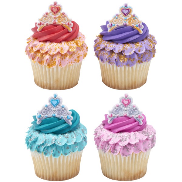 Crown Jewels Cupcake Rings