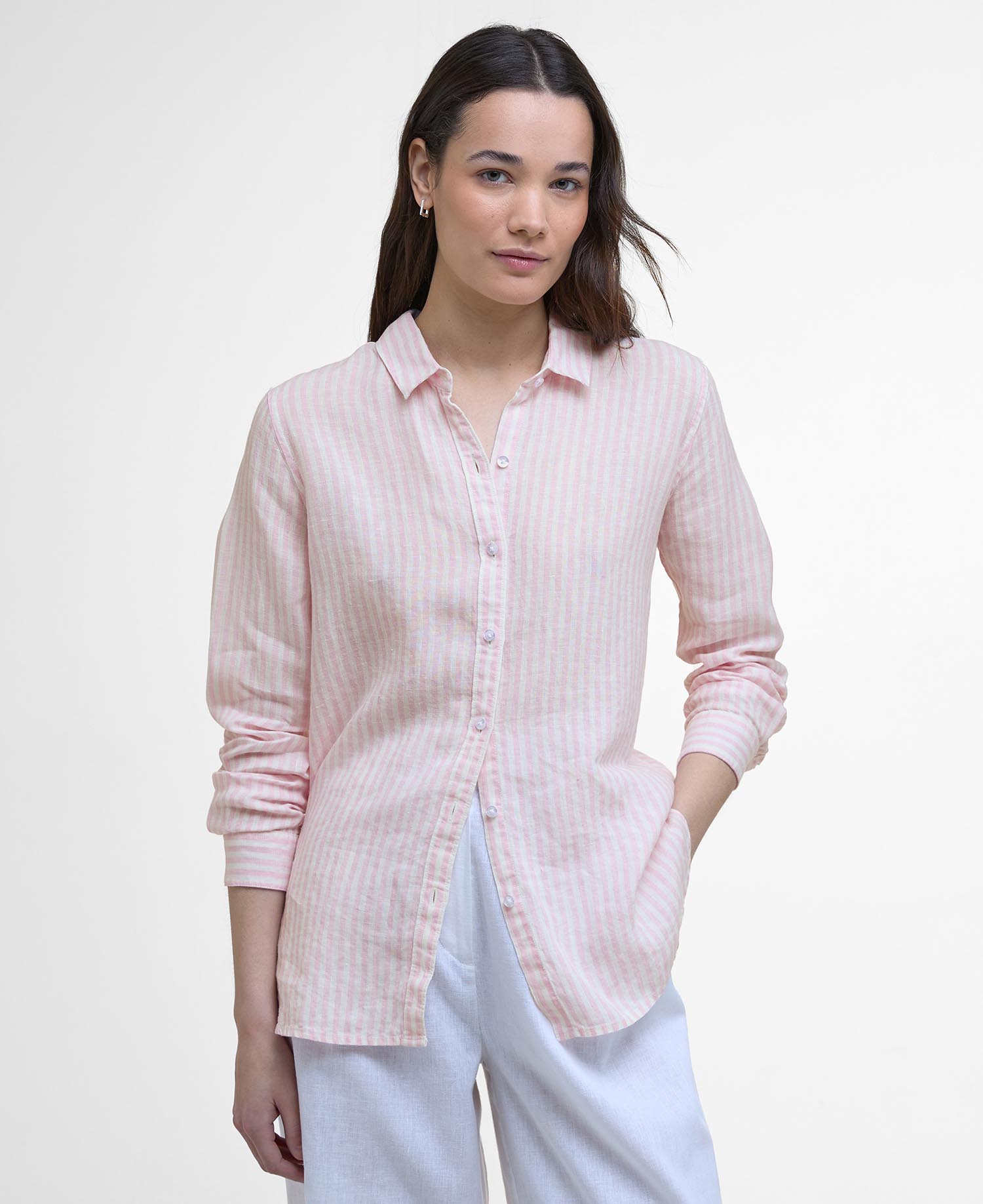 Camicia a maniche lunghe Marine dalla vestibilità comoda image number 0