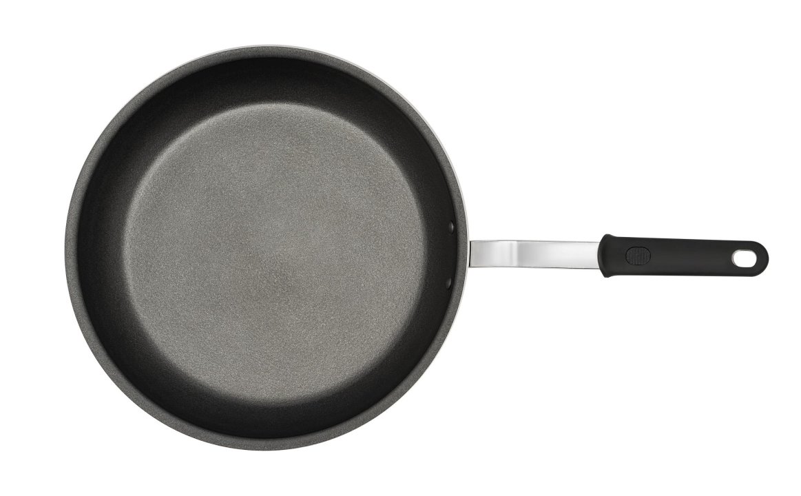 12-inch Wear-Ever® aluminum fry pan with CeramiGuard® II nonstick coating and silicone handle