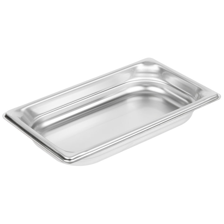 Fourth-size 1 ½-inch-deep Super Pan 3® stainless steel steam table pan