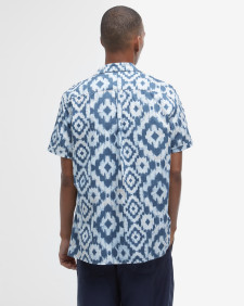 Hemd Homelane Printed Short-Sleeved 