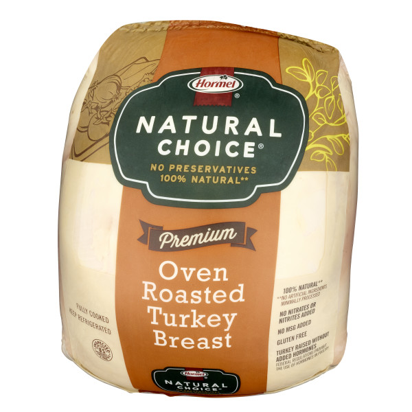 NATURAL CHOICE(r) Premium Turkey Breast, Oven Roasted, 2 pc . C1N1 - Front No Plunge In Package (Hi Res)