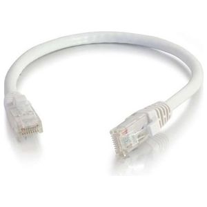 Value Series™ Cat 6 Booted Patch Cord, 3 ft., White