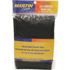 All Purpose Mesh Bag with Carrying Strap, Black, 24" x 36"