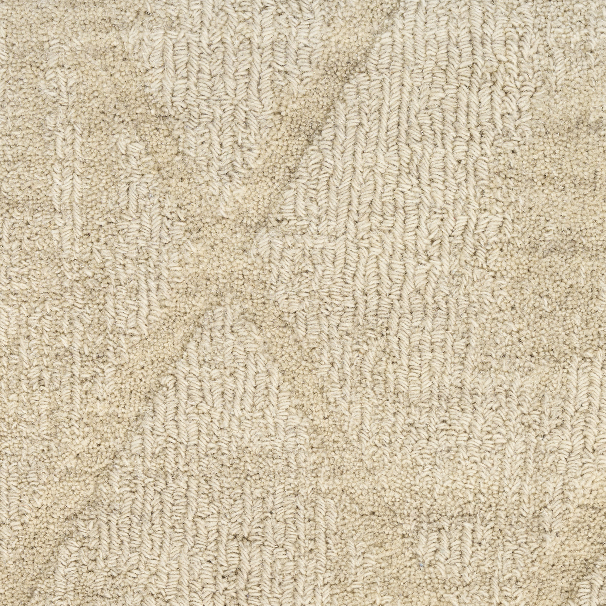 Nourison Wool Haven 2' x 6' Beige Modern Indoor Rug