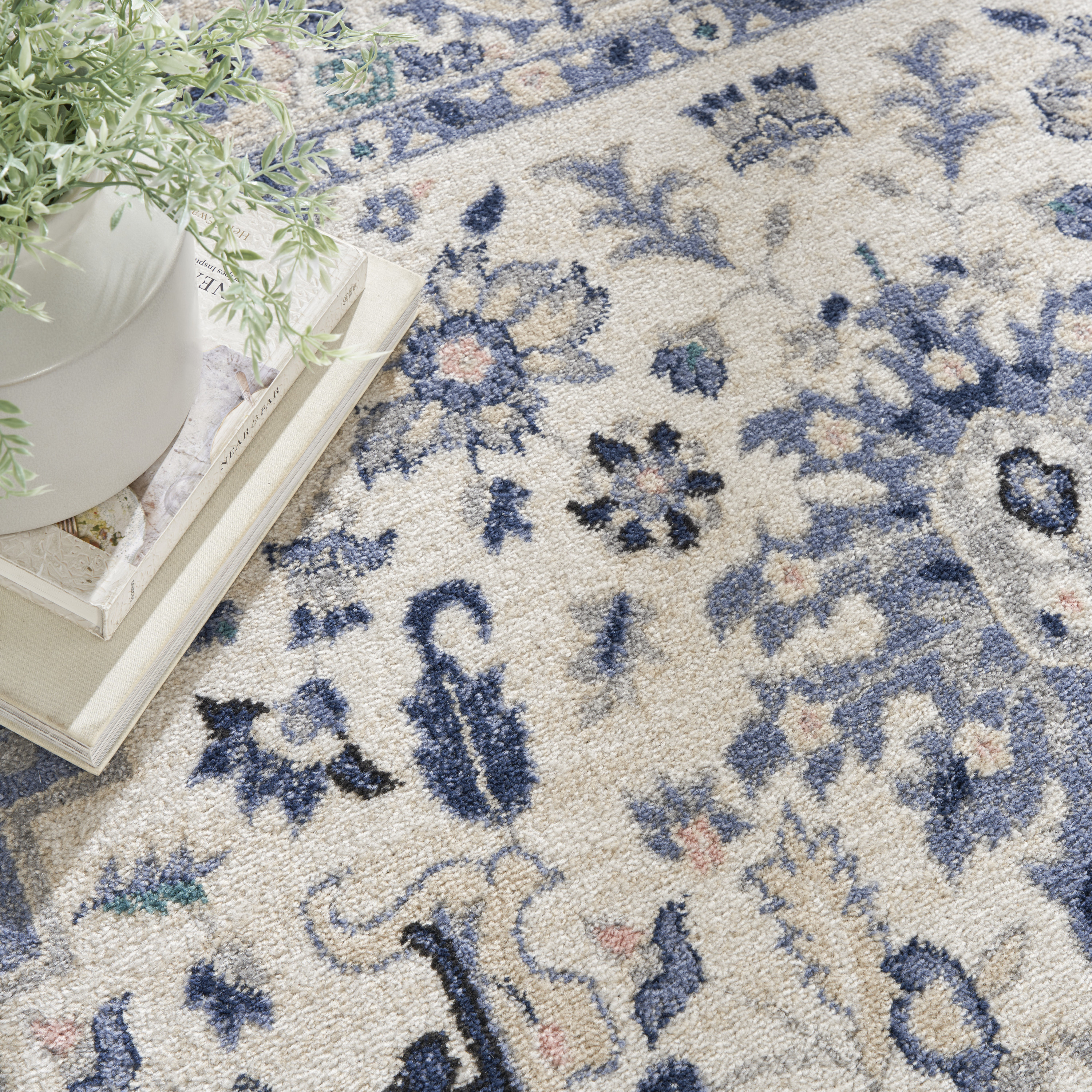 Nourison Passion 8' x 10' Ivory/Grey Bohemian Indoor Rug