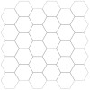 Jem Adagio White 2″ Hexagon Mosaic Matte