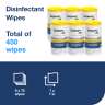 Tork, Everwipe Disinfectant Wipes,  75 Wipes/Container