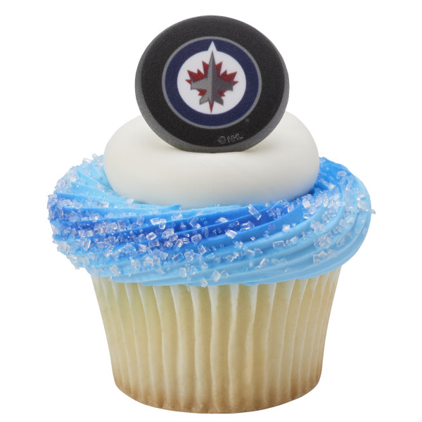 NHL® Team Puck Cupcake Rings