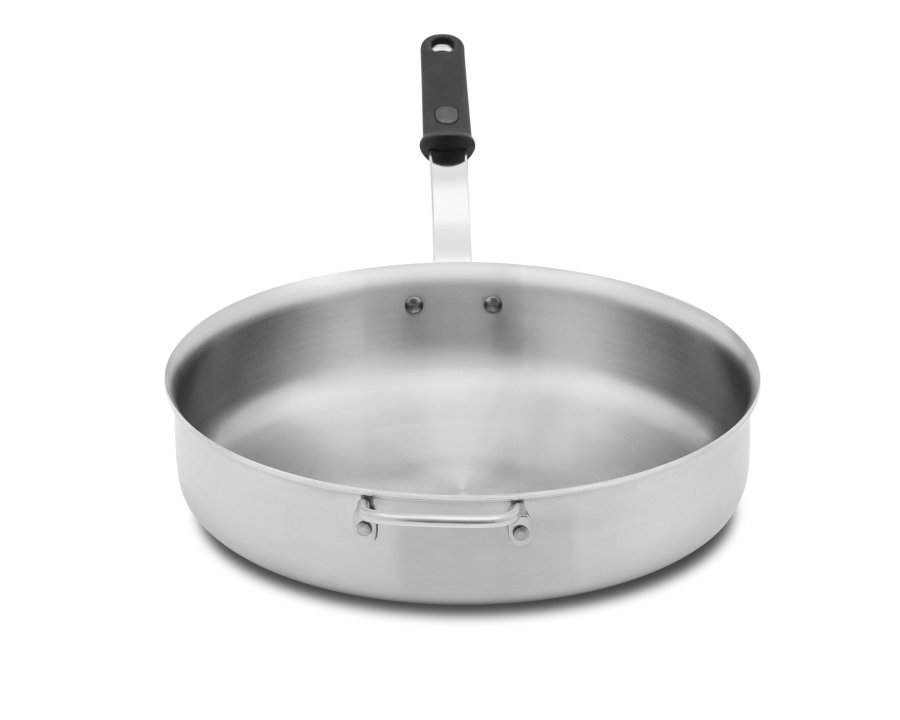 10-inch 3-quart Tribute® 3-ply sauté pan with silicone handle