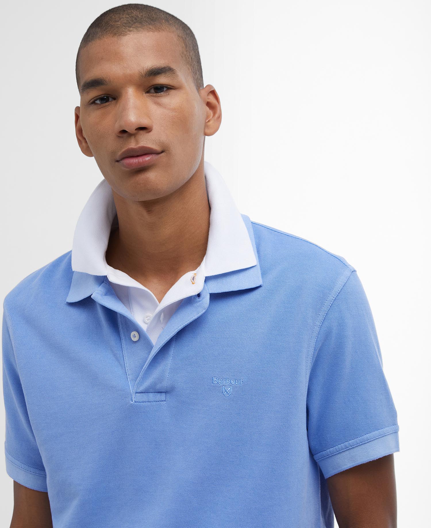 Washed-Out Sports Polo Shirt image number 3