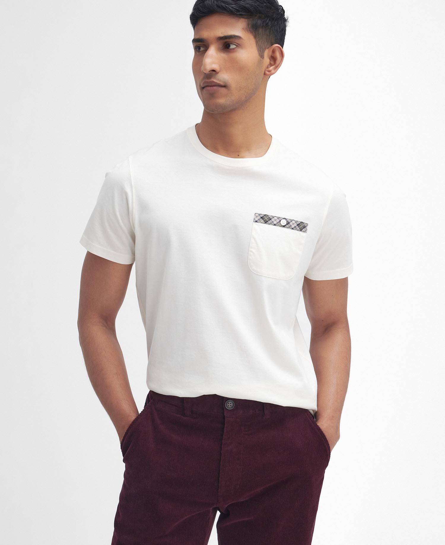 Stretch Cord Tailored Trousers image number 3