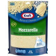 Kraft Mozzarella Shredded Natural Cheese 8 oz Bag