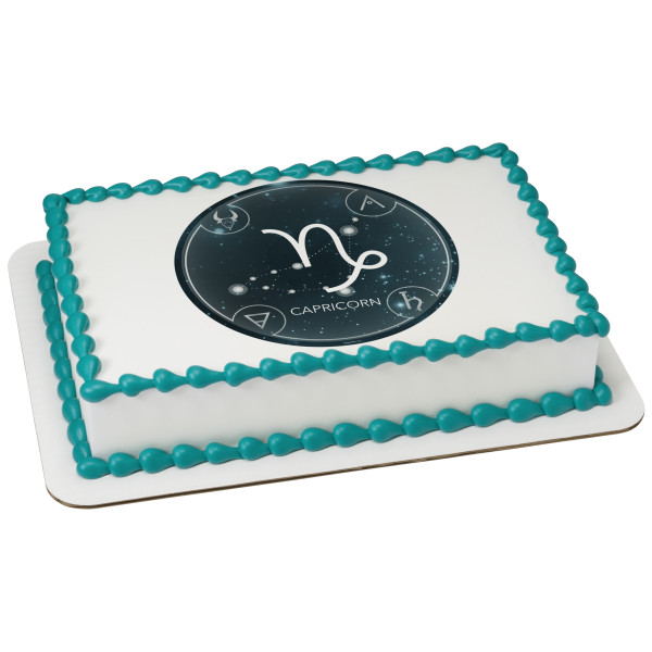 Zodiac Capricorn PhotoCake® Edible Image®