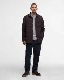 Marlow Tailored Overshirt Dark Oak