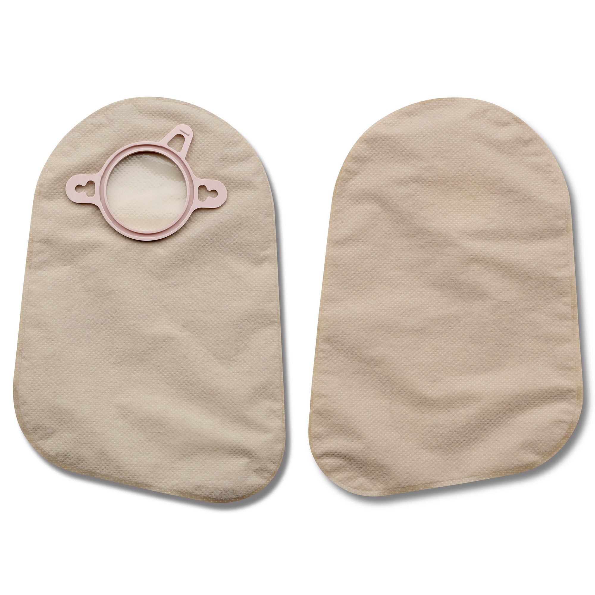 New Image™ 2-Piece Transparent Ostomy Pouch, Pre-cut to Fit 44 mm, Green