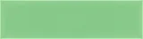 Chroma Absint 3×10 ceramic tile in glossy green finish for backsplash and bathroom use