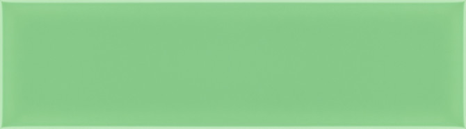 Chroma Absint 3×10 ceramic tile in glossy green finish for backsplash and bathroom use
