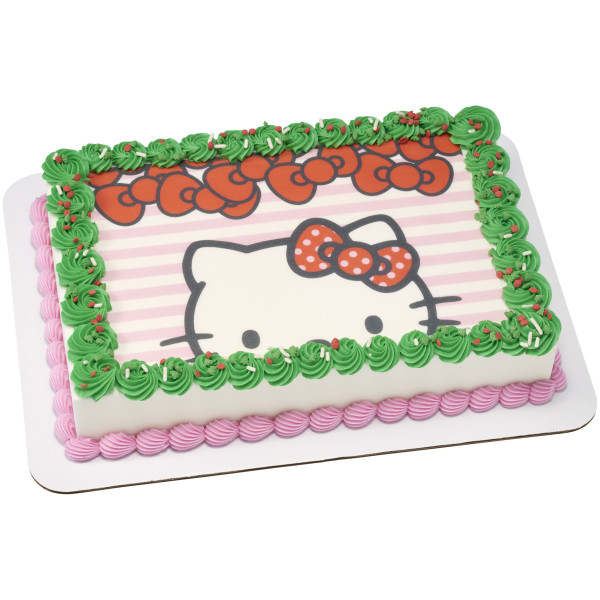 Hello Kitty® Big Smiles PhotoCake® Edible Image®