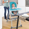 SmartClean Trio 3-in-1 High Chair - Aqua
