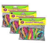 Teacher Created Resources&reg; Wristbands Valu-Pak, Assorted, 24 Per Pack, 3 Packs TCR5451-3