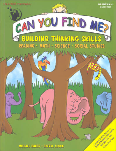 Can You Find Me? Building Thinking Skills Grades K-1