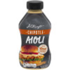 J.L. Kraft Chipotle Aioli with Chipotle Peppers, 12 fl oz Bottle