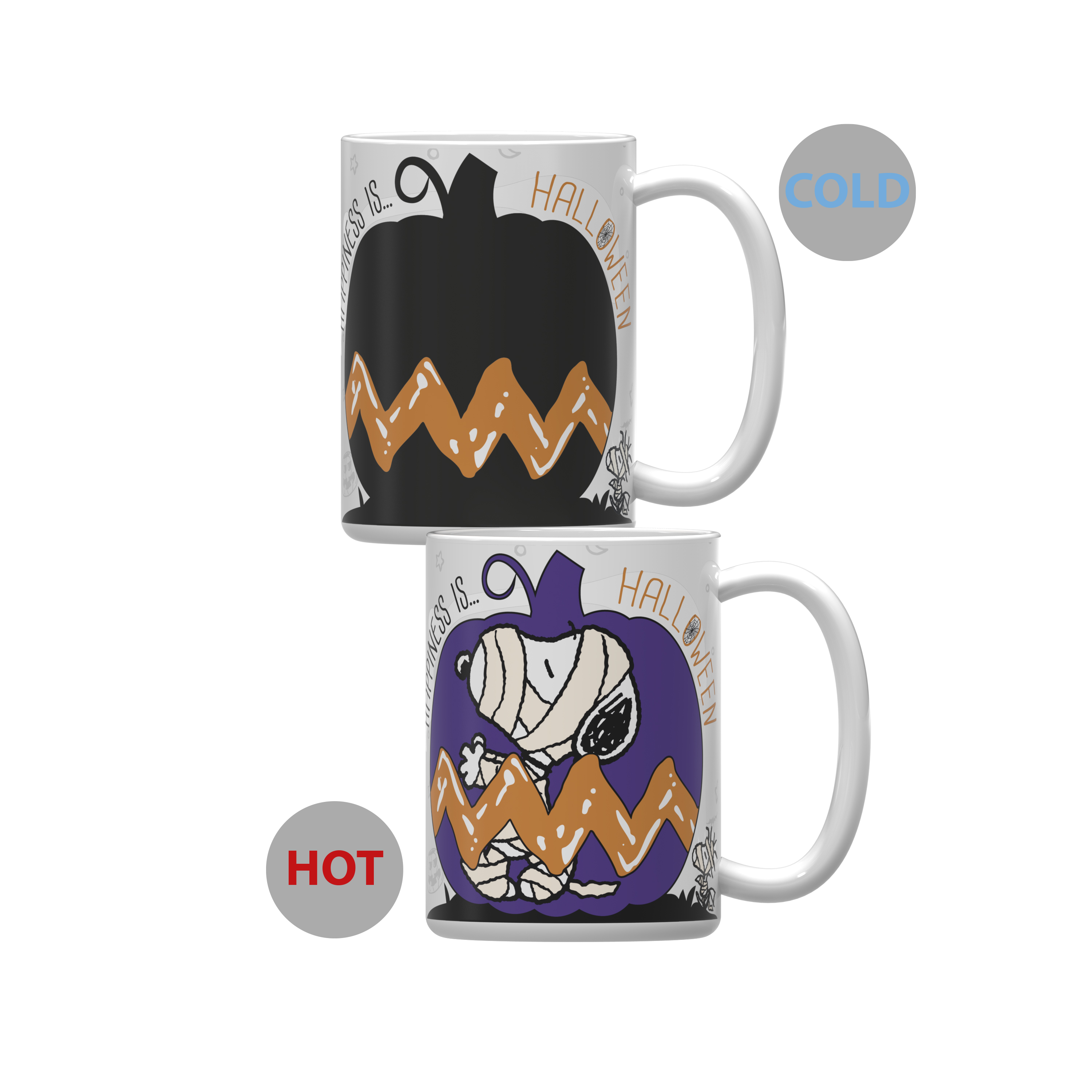 Peanuts 15 ounce Coffee Mug and Spoon, The Great Pumpkin slideshow image 4 Peanuts 15 ounce Coffee Mug and Spoon, The Great Pumpkin slideshow image 4