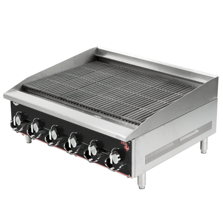 36-inch Cayenne® heavy-duty radiant / lava rock charbroiler