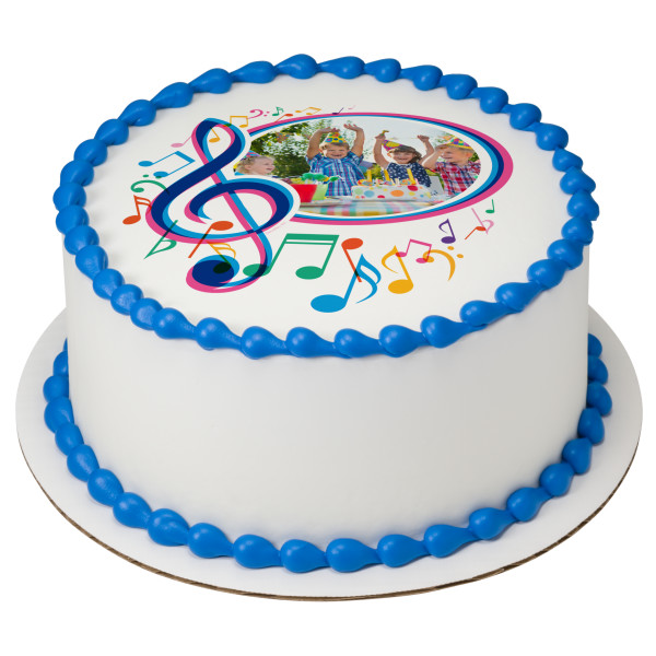 Music PhotoCake® Edible Image® Frame