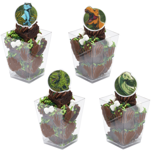 Jurassic World Cupcake Rings