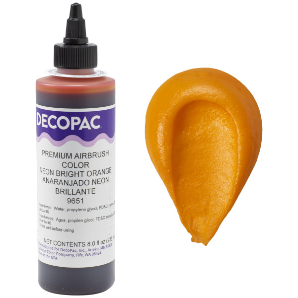Neon Bright Orange - Red 3 Free Premium Airbrush Color