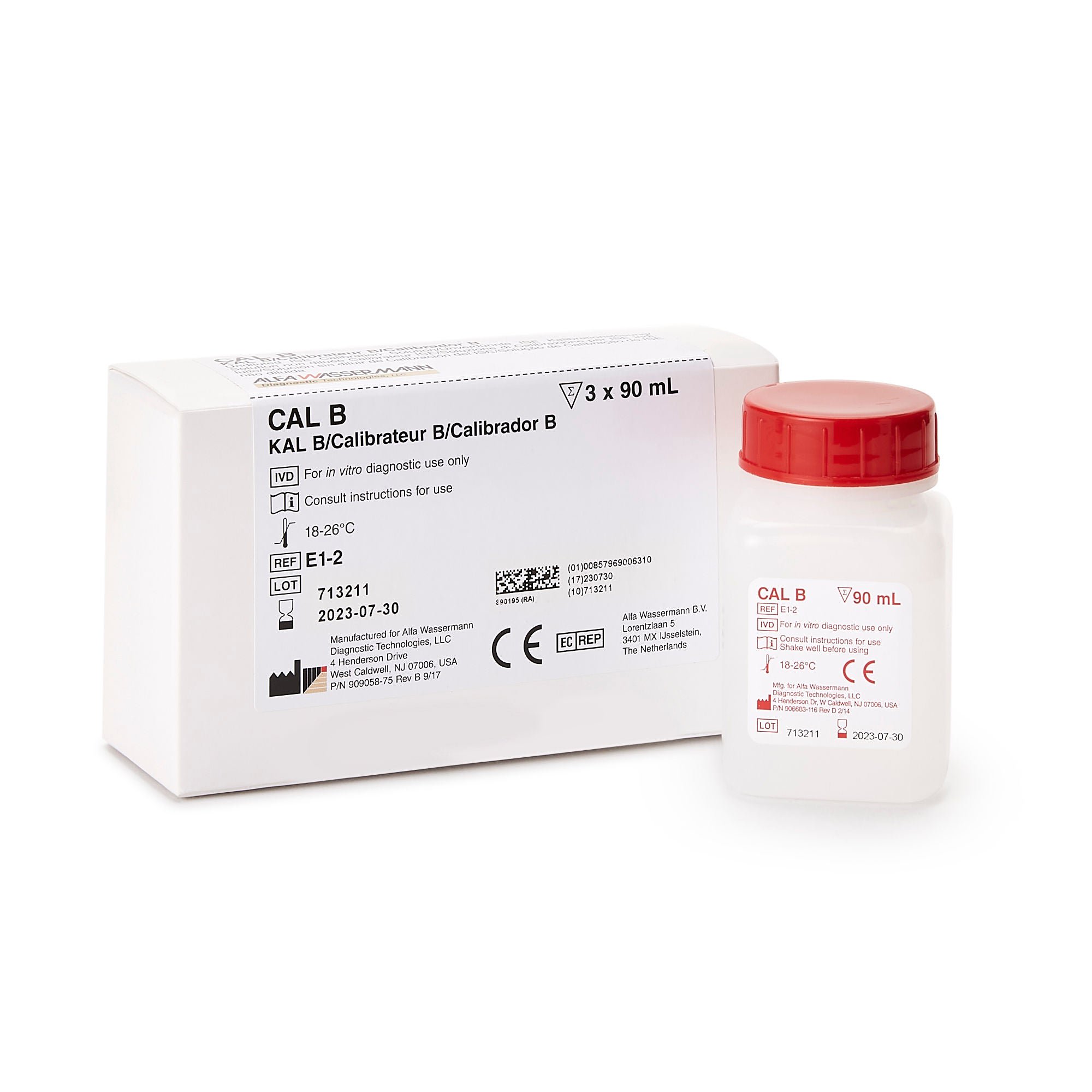 ACE® Calibrator for ACE Analyzer, CAL B test