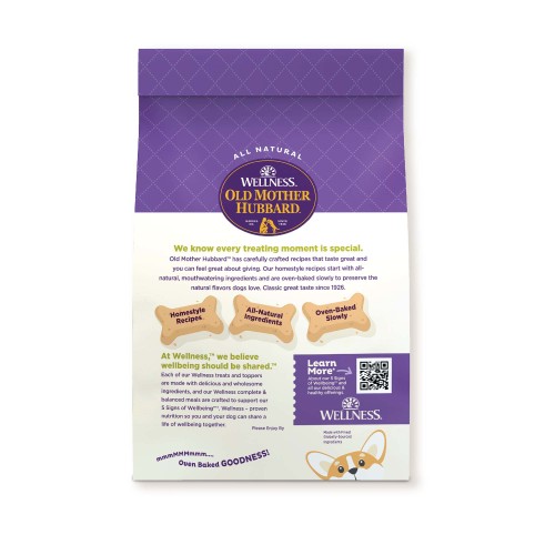 Old Mother Hubbard Classic Just Vegg’N back packaging