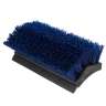 Carlisle, Flo-Pac, 10in, Dual Surface Polypropylene Floor Scrub With Rubber Squeegee, Plastic Bristles, Blue