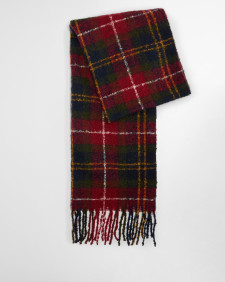 Geschenkset Beanie Saltburn & Schal Tartan Winterberry Tartan