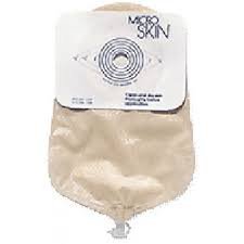 One-Piece Clear Urostomy Pouch, 9 Inch Length, 7/8 Inch Stoma