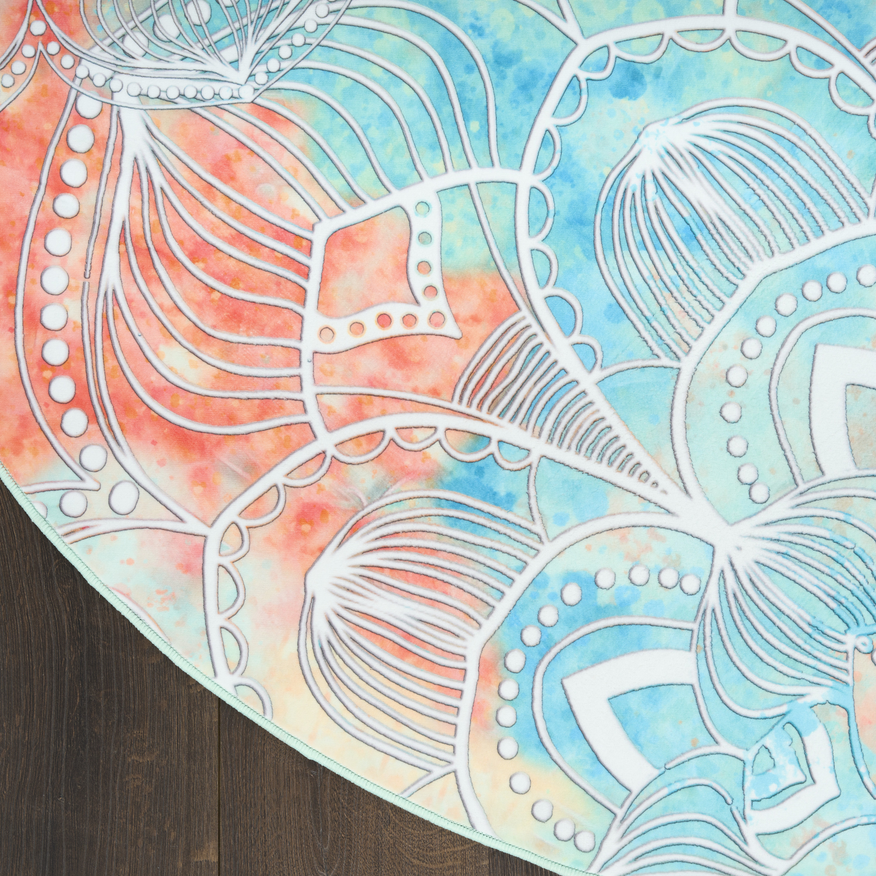 Nourison Imagination 5' x Round Multicolor Kids Indoor Rug