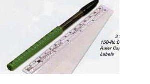 Cardinal Health™ Devon™ Traditional Skin Marker with Ruler and Labels, Dual Tip