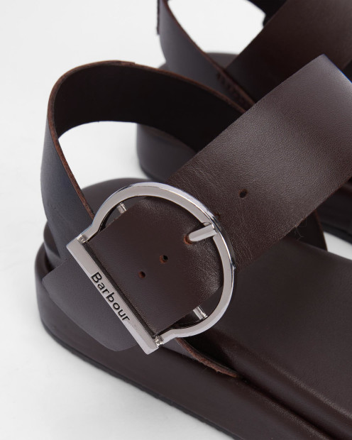 Erin Sandals Dark Brown