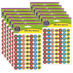 Teacher Created Resources&reg; Superhero Mini Stickers, 0.5", 378 Per Pack, 12 Packs TCR5642-12