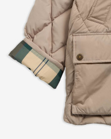 Yasmin Down Puffer Jacket Light Trench