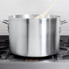 20-quart Arkadia™ aluminum sauce pot in natural finish