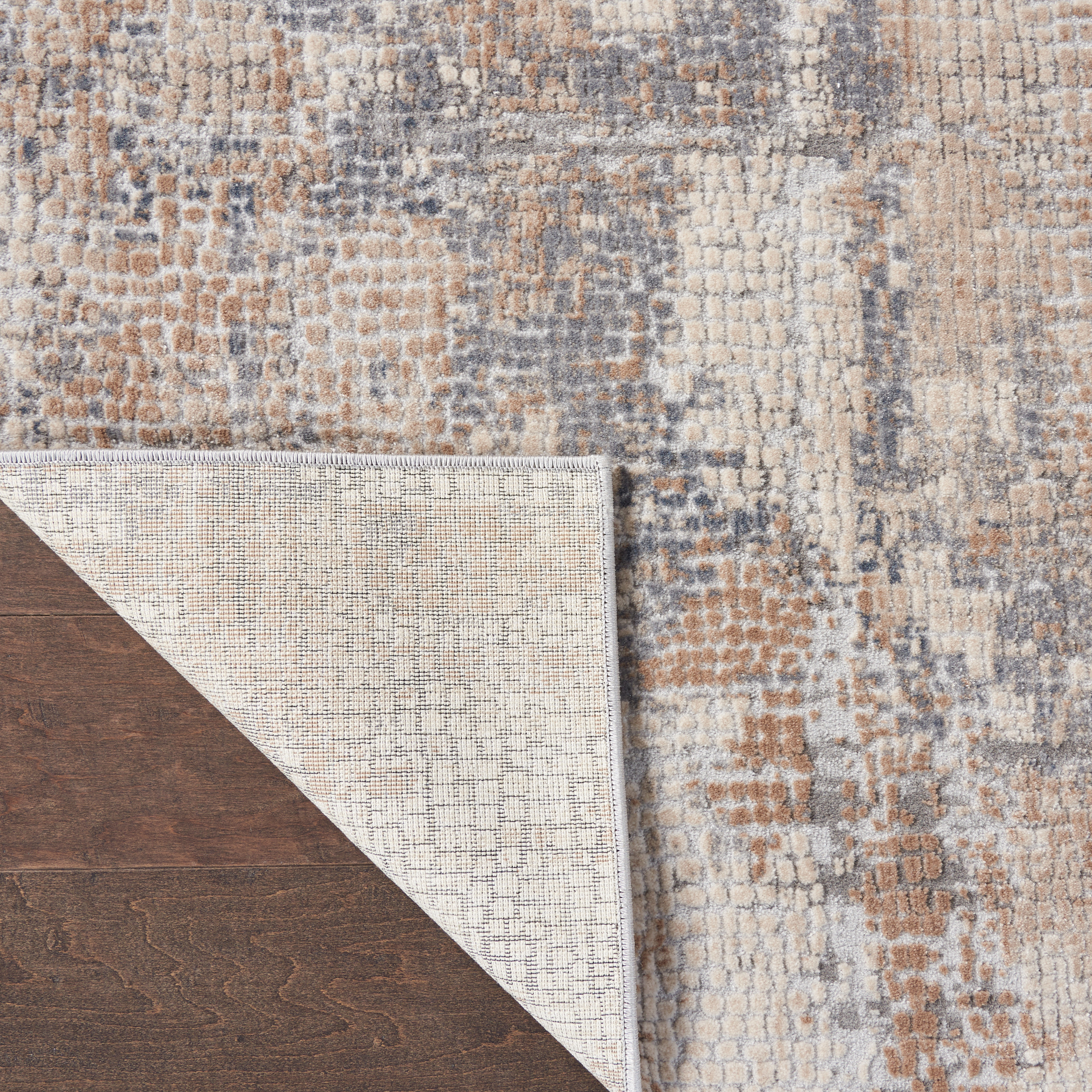 Nourison Rustic Textures 9'3" x 12'9" Beige Grey Modern Indoor Rug