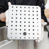Two-thirds-size Super Pan 3® stainless steel false bottom