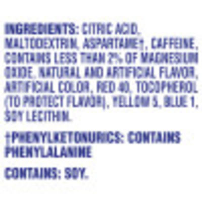 Crystal Light Wild Strawberry Drink Mix with Caffeine, 30 ct On-the-Go-Packets