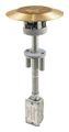 In-Floor Delivery Systems Fire-Rated Poke-Throughs 2x2 Flush Duplex Series Complete Unit Brass Finish
